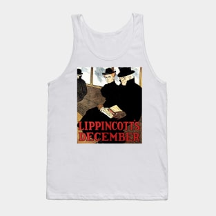 LIPPINCOTT'S DECEMBER Monthly Magazine Cover Poster by Joseph J Gould Tank Top